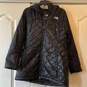 Black north face coat size medium